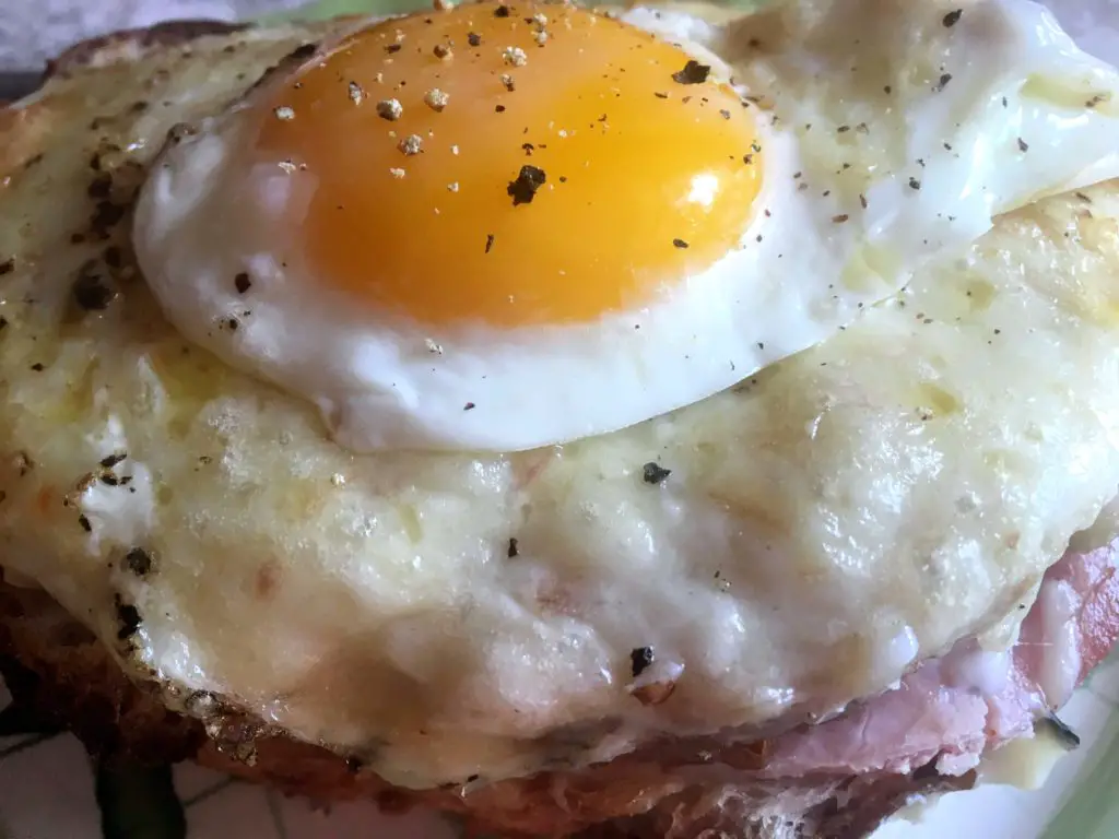 croque-madame breakfast sandwich