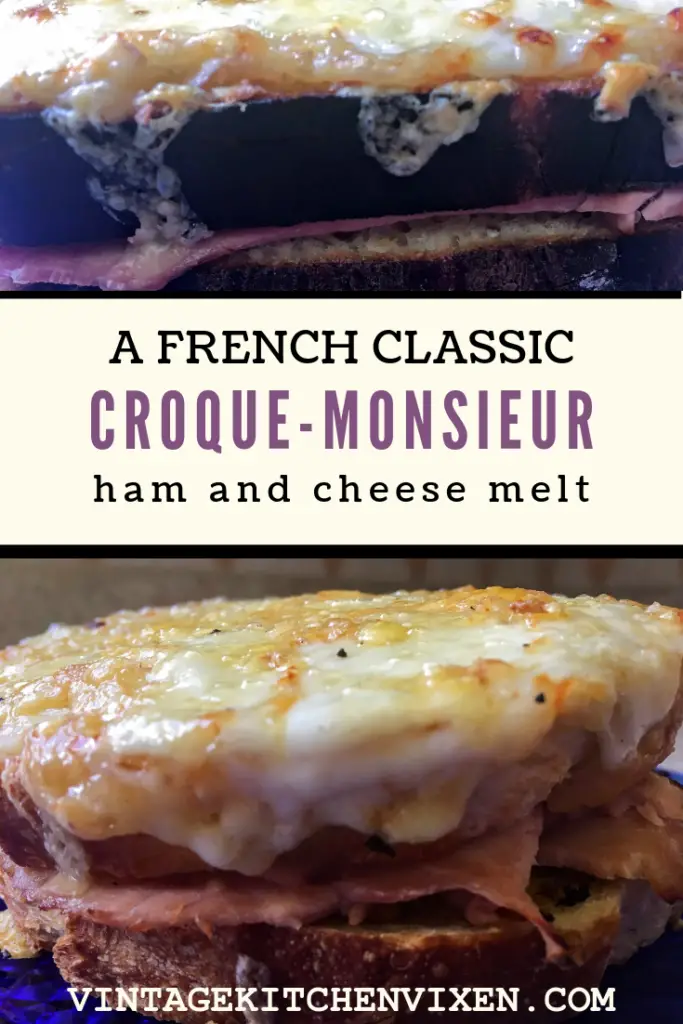 classic croque-monsieur pin