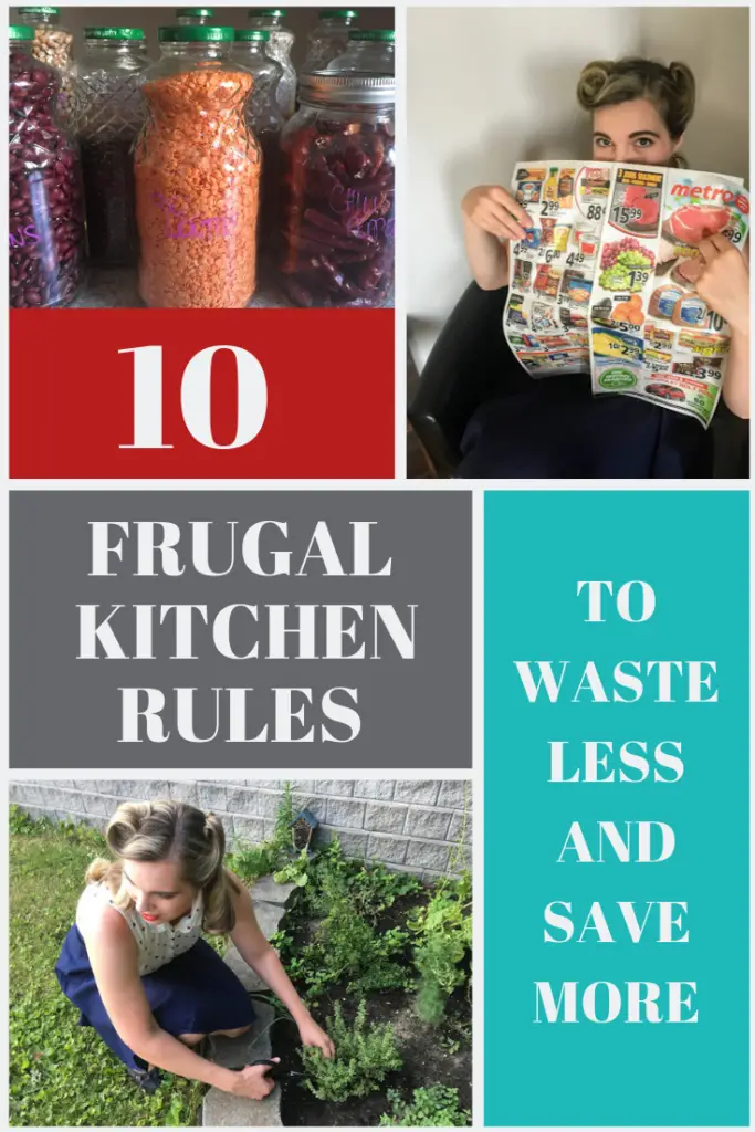 vintage frugal kitchen rules to waste less and save more
