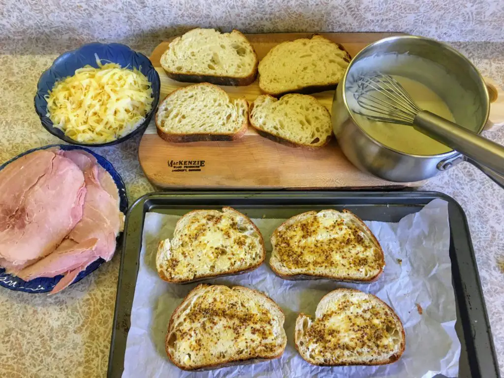 classic croque-monsieur ingredients