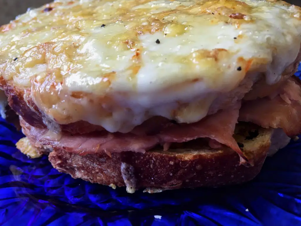 french ham and cheese melt