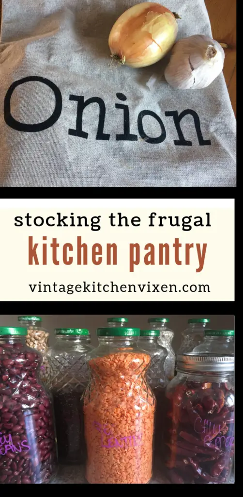 the frugal kitchen pantry pin