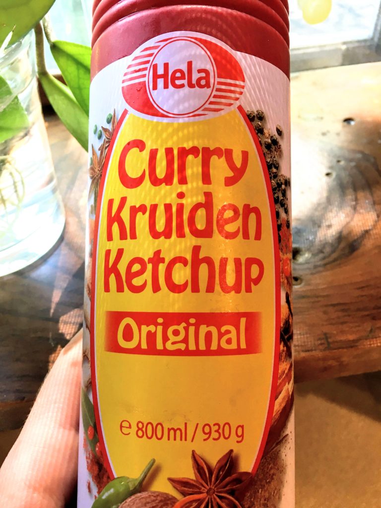 bottle of Hela original curry ketchup