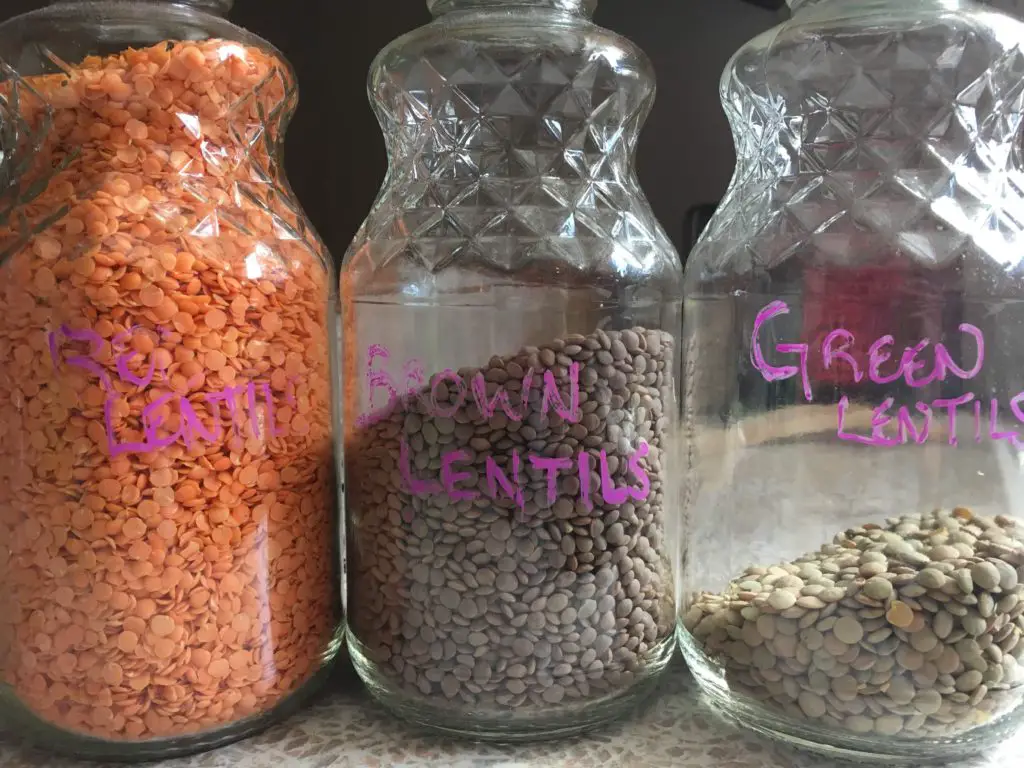 lentils for the frugal kitchen pantry