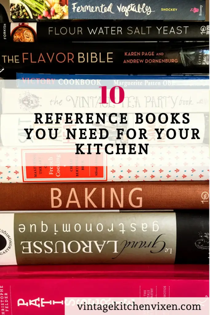 10 kitchen reference books pin
