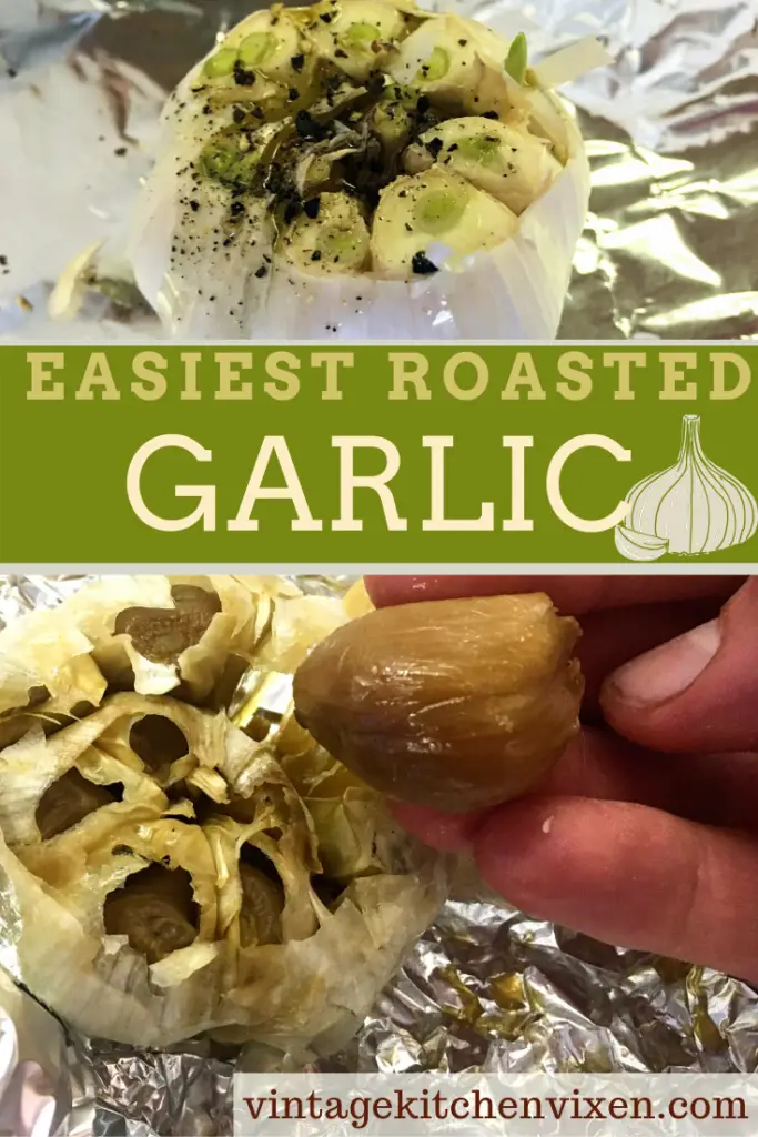 easiest roasted garlic pin