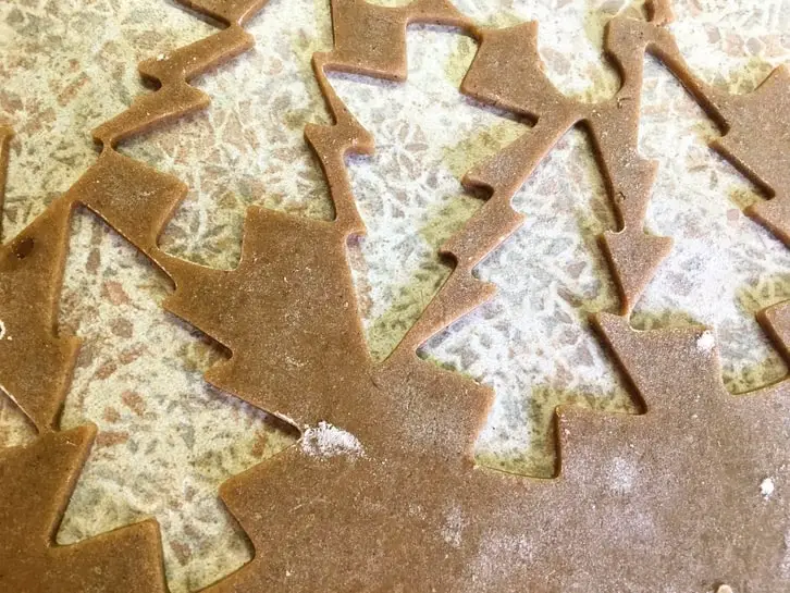 gingerbread tree cut outs