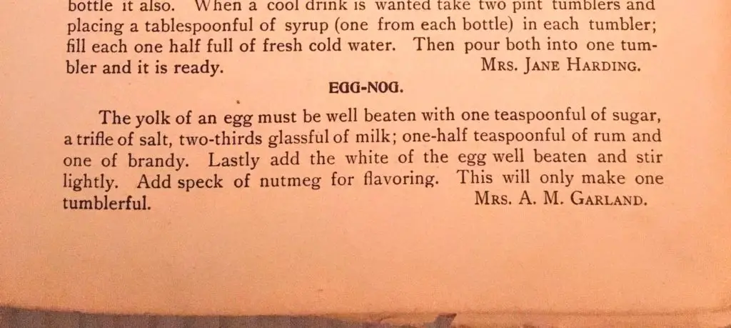 vintage eggnog recipe