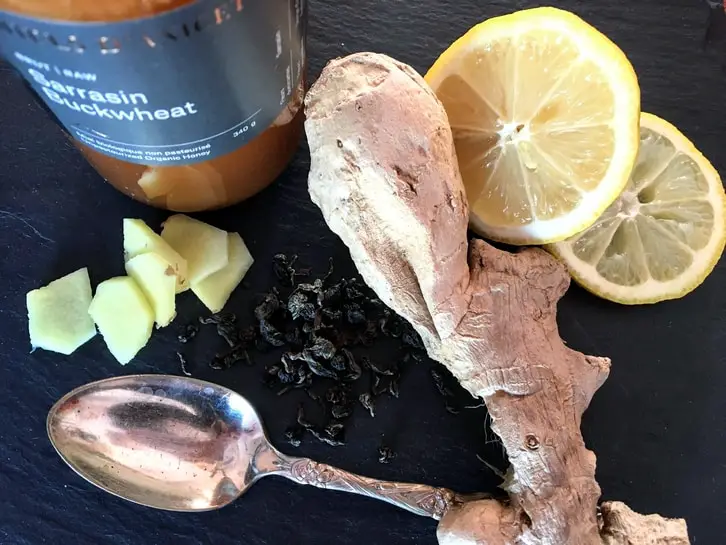 ginger lemon green tea ingredients