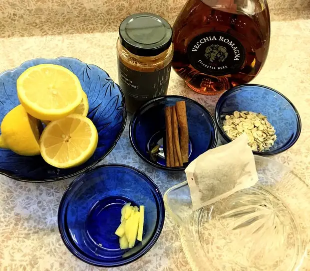 ingredients for the easy elixirs