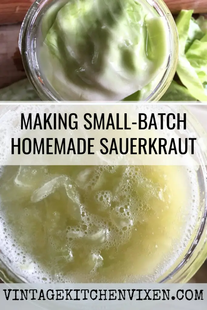 making sauerkraut pinterest image
