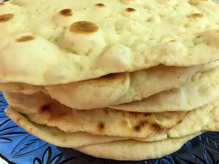 stack of naan