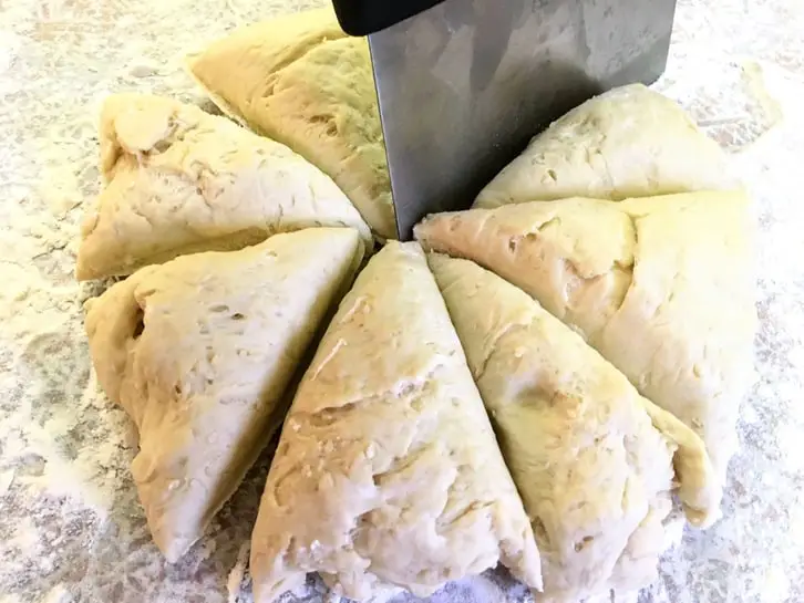 divided dough