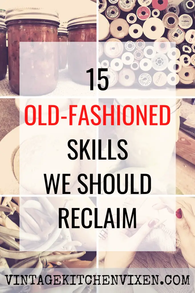 old-fashioned skills pinterest image