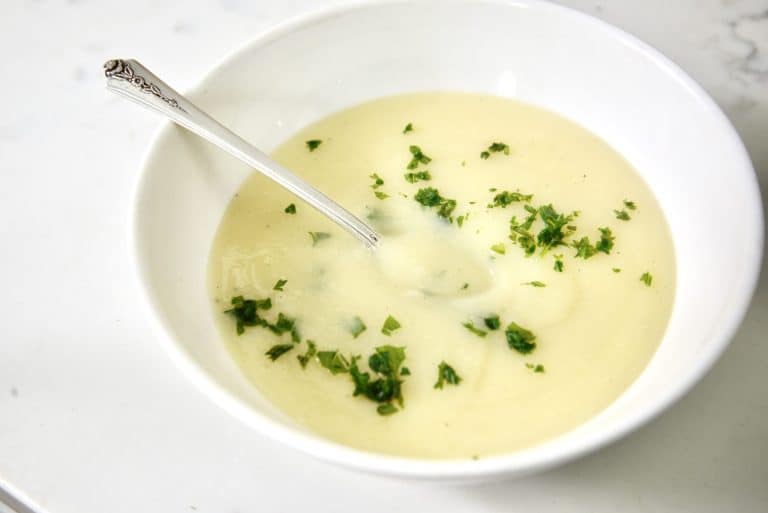 celery root soup for a soup swap party