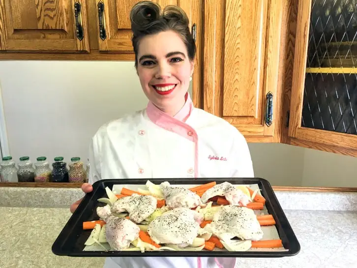 getting ready to roast kefir-brined chicken