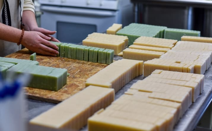 old-fashioned skills: soapmaking