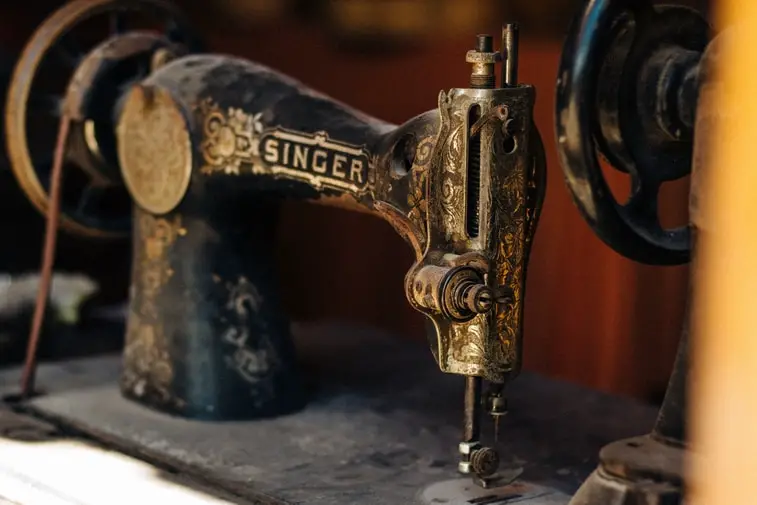 vintage Singer sewing machine