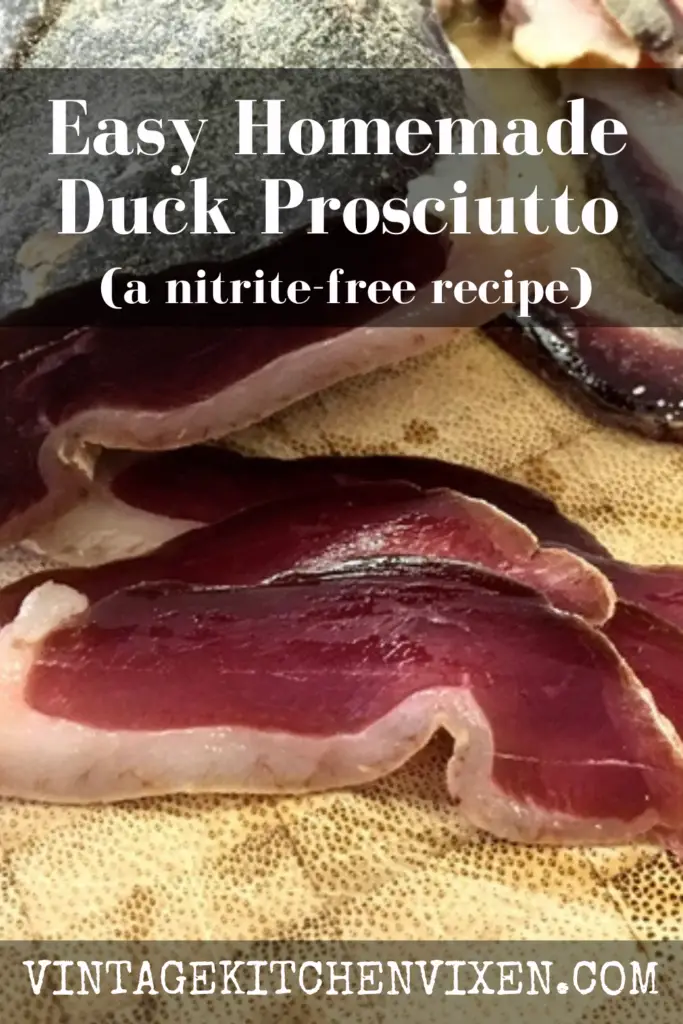 easy homemade duck prosciutto recipe pin
