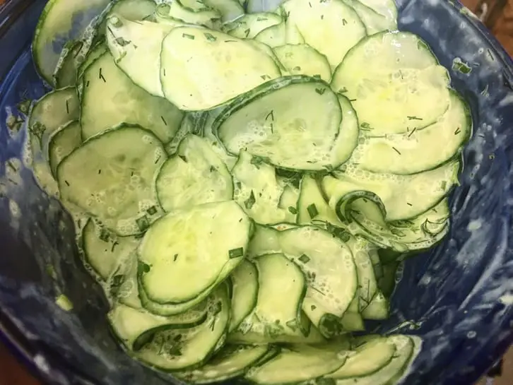 german cucumber salad recipe