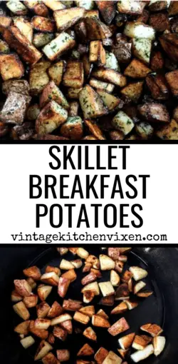 pin for skillet breakfast potatoes