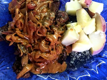 old fashioned liver and onions